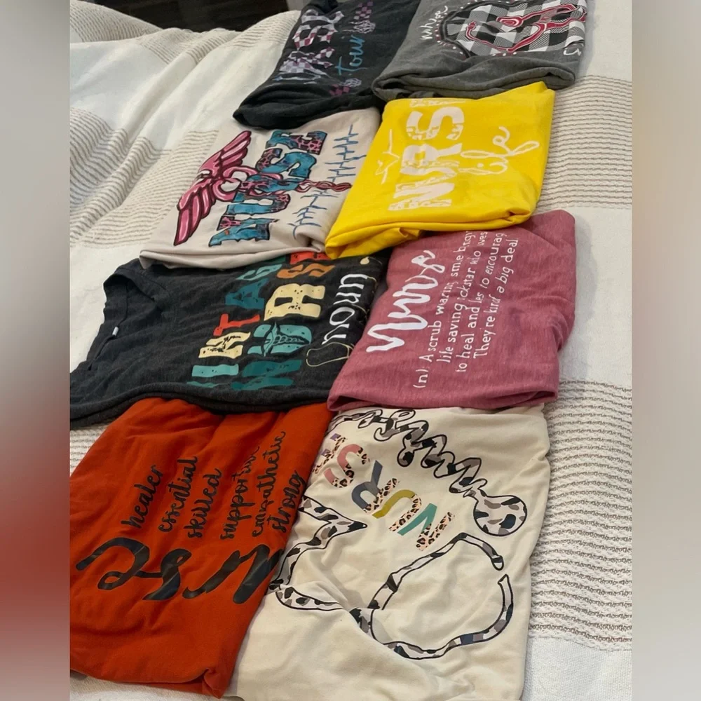 Nurse Themed Graphic T-Shirts Set - Picture 2 of 6